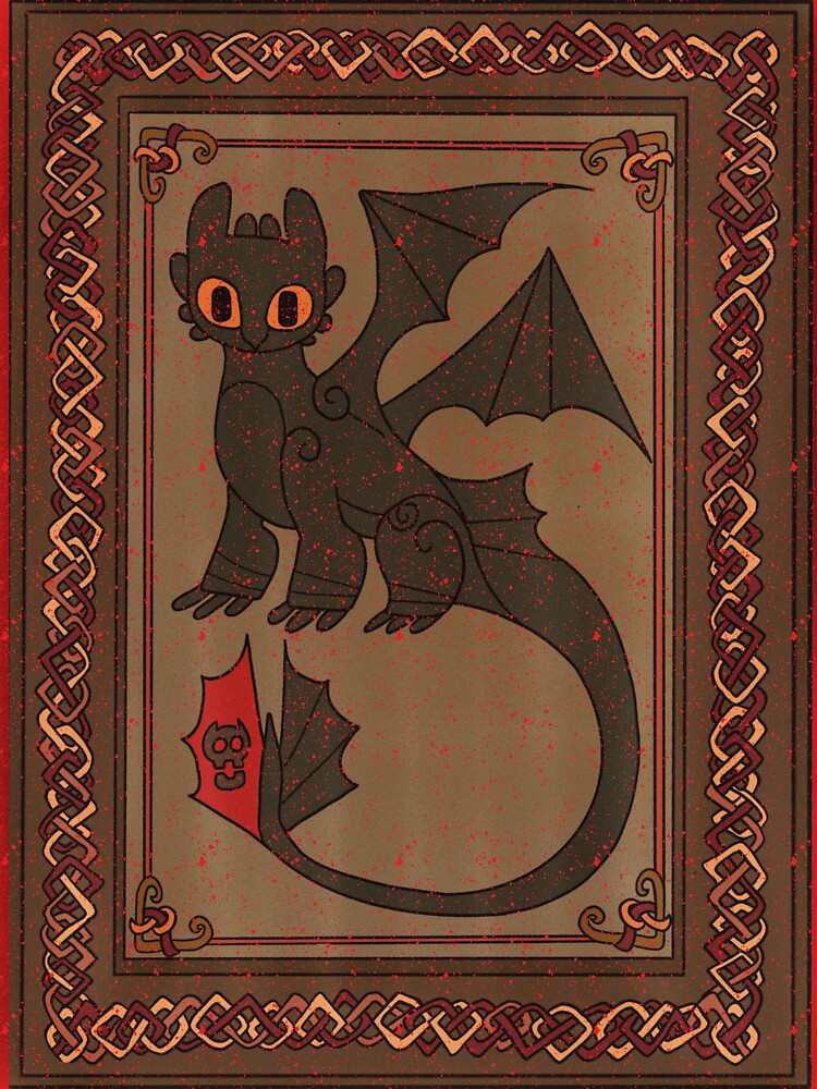 HTTYD Inspired Tapestry by EnimatDesigns