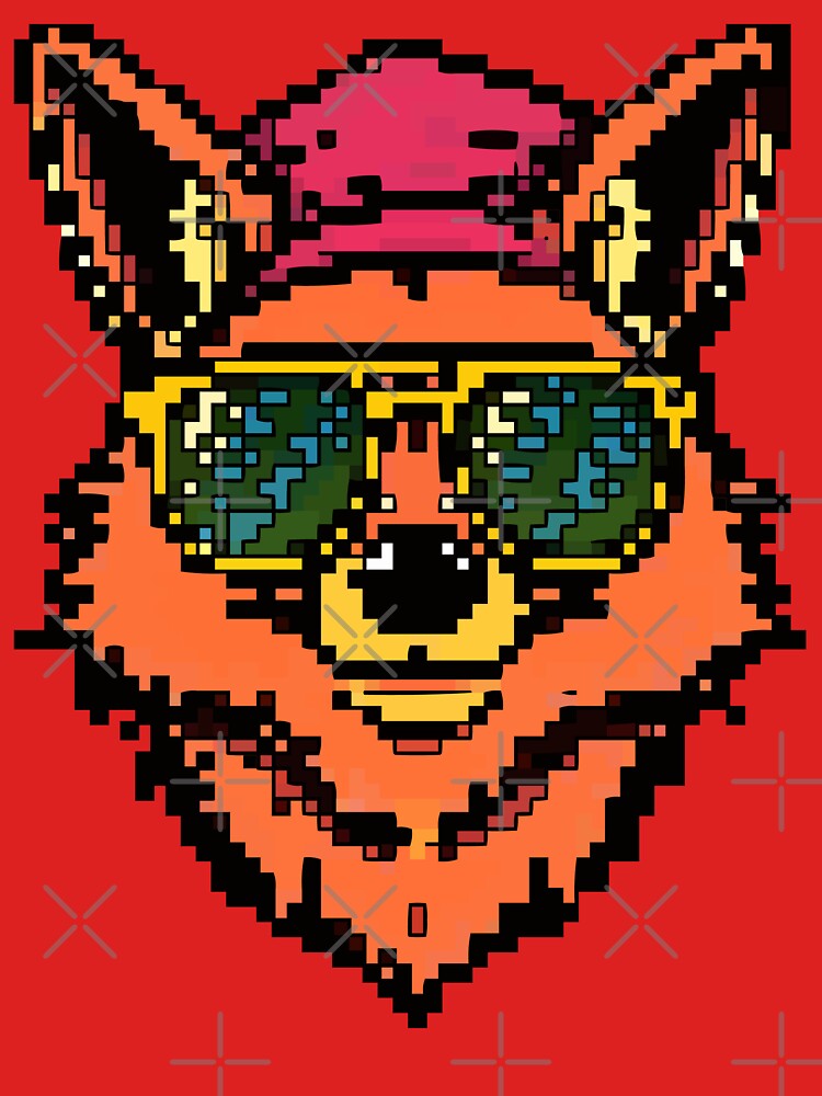 Pixel Coyote by NaturePixel