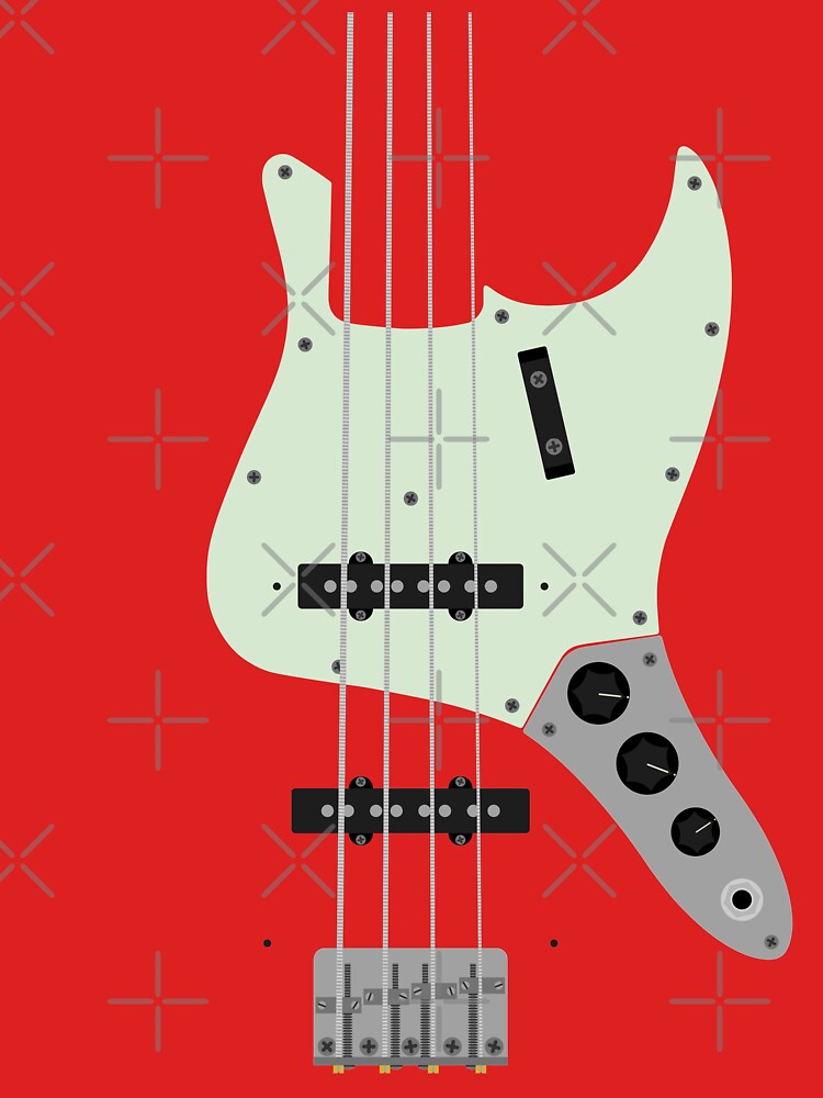 Electric Jazz Bass by SKAMERgraphics