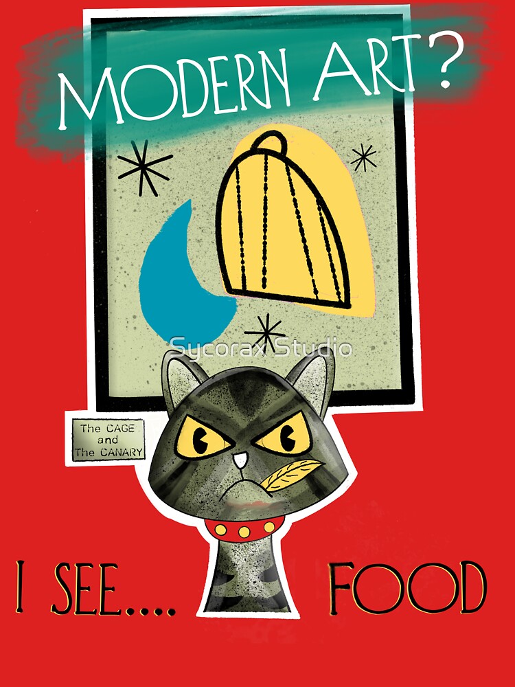 MODERN ART MIDCENTURY CAT. POP ART by Sycorax Studio