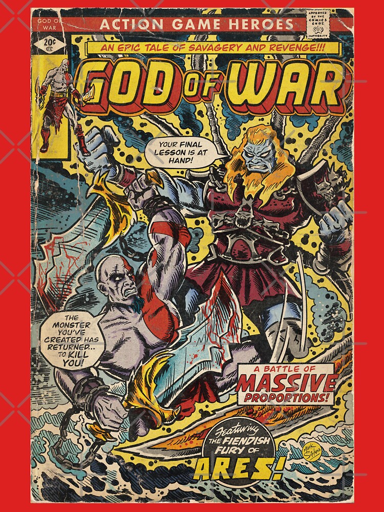 "ARES ATTACKS" Comic Book Cover Fan Art by MarkScicluna