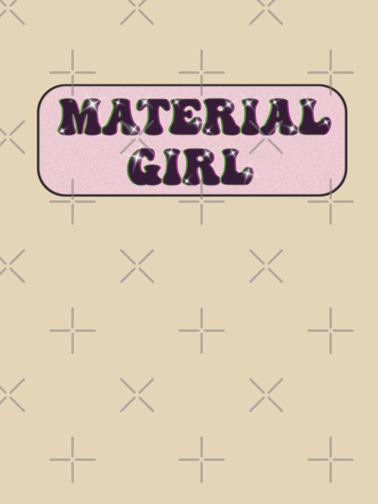 Material Girl (MATERIAL GWORLL) 3D Y2K logo by EviBrevi