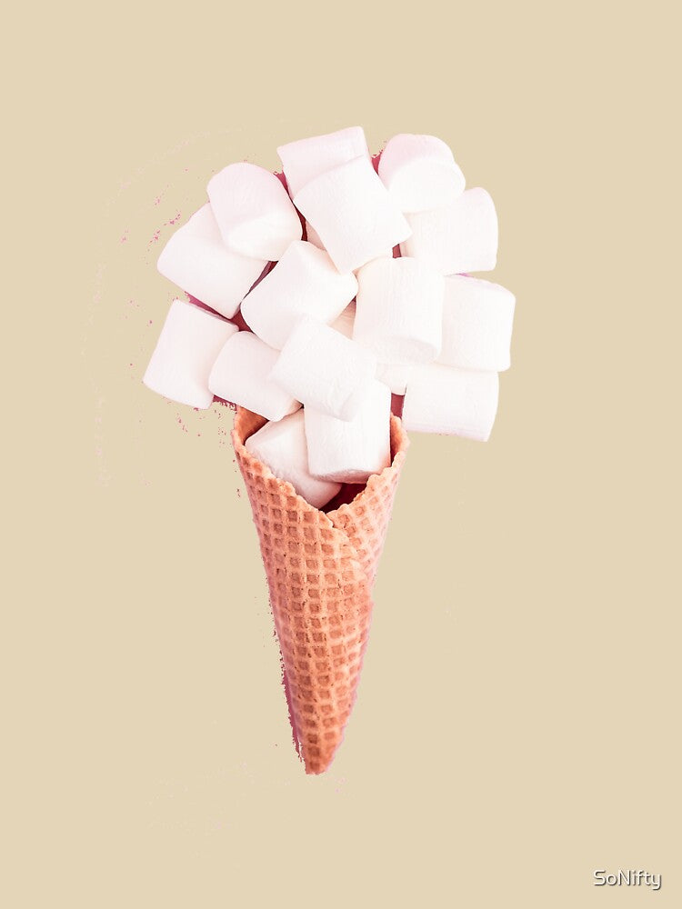 Pop Art Marshmallow Ice Cream by SoNifty