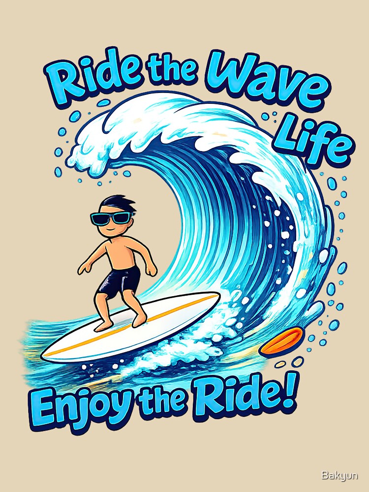 surf Sticker by Bakyun