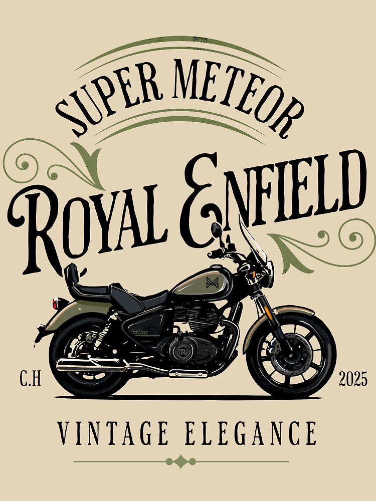vintage elegance ROYAL ENFIELD SUPER METEOR 650 by monsalve-autos