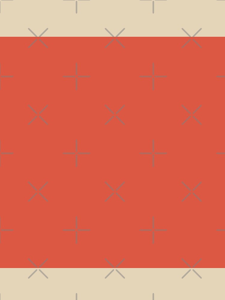 Plain Solid Color Sunset Red Orange Vivid Orange Coral Red (C10 M80 Y80) by mimihuang creations