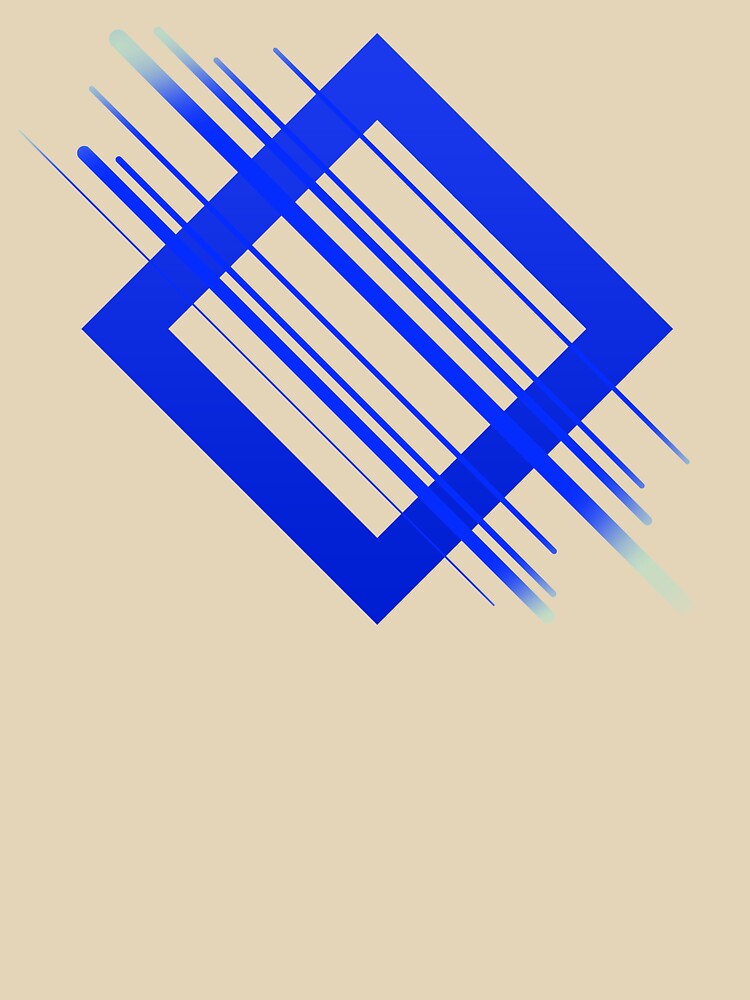 [Geometric] - Striped Diamond (Blue) by Kamurata