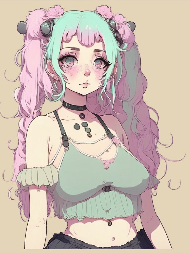 Pastel Goth Girl by xxxEviexxx