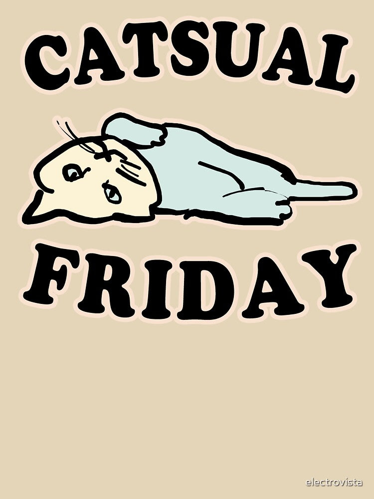 Casual Friday Kitty Cat by electrovista