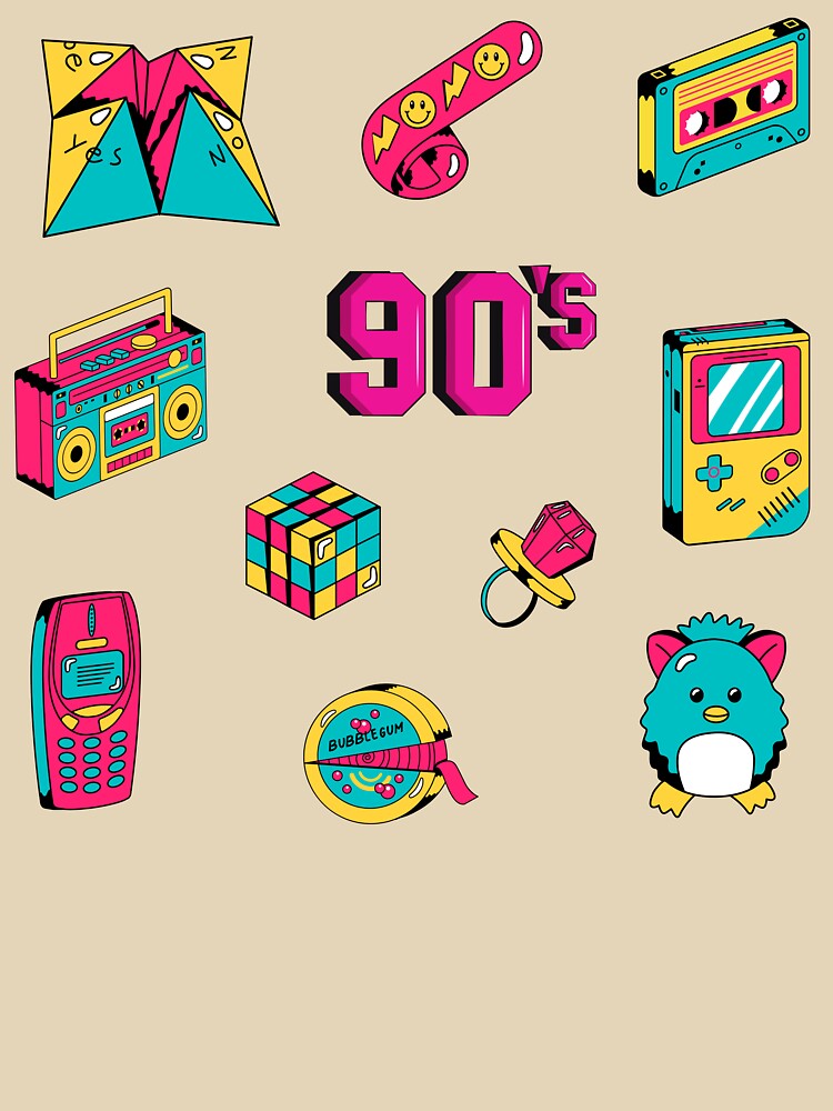 90s Kid Sticker Pack by m95sim