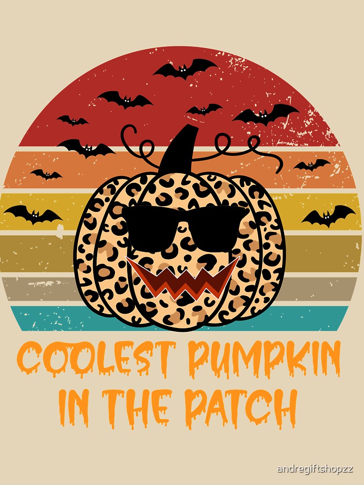 Kids Coolest Pumpkin In The Patch Halloween Boys Girls Men L SK by andregiftshopzz