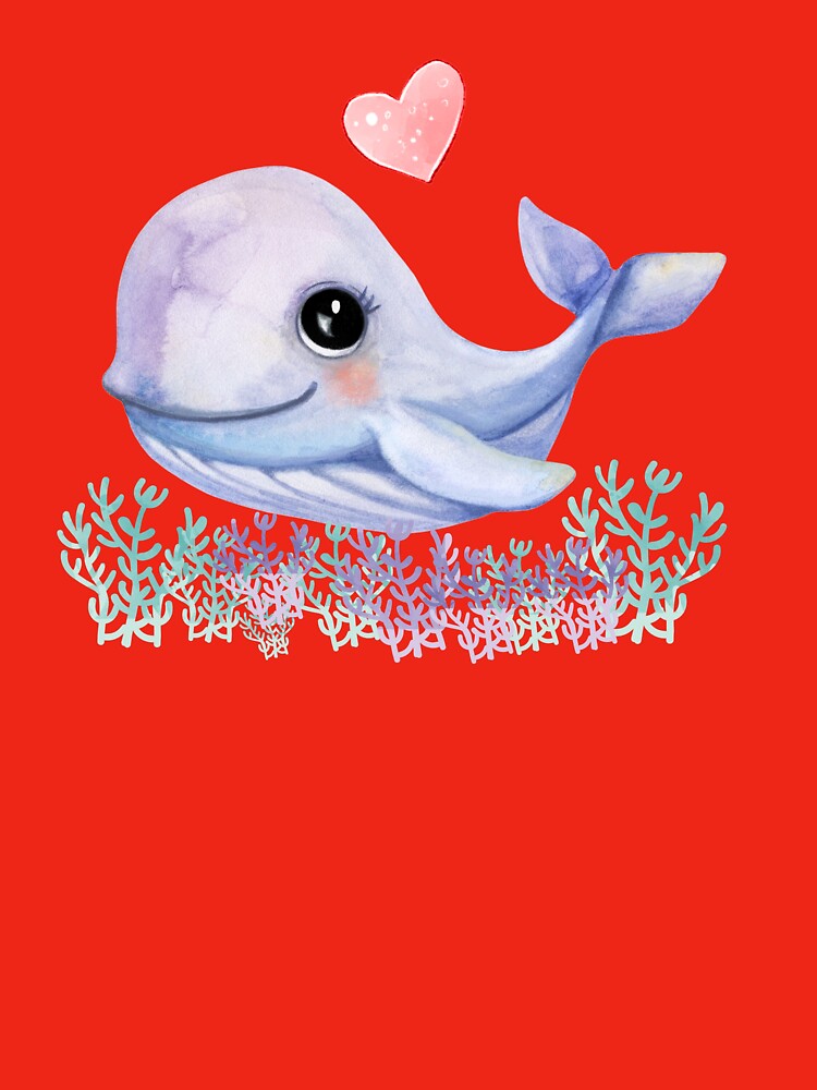cute whale by KSP Designs