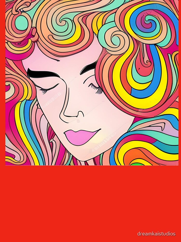 Hippie Trippy Woman by dreamkaistudios