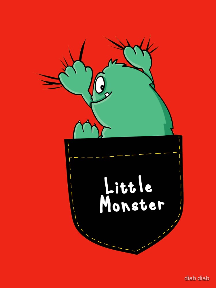 cool monster sitting inside 2 by diab diab