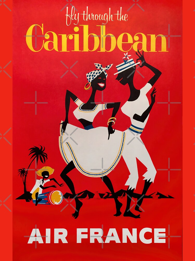 Vintage Travel Poster Air France - Explore the Nostalgic Charm of Iconic Destinations by PosterForever