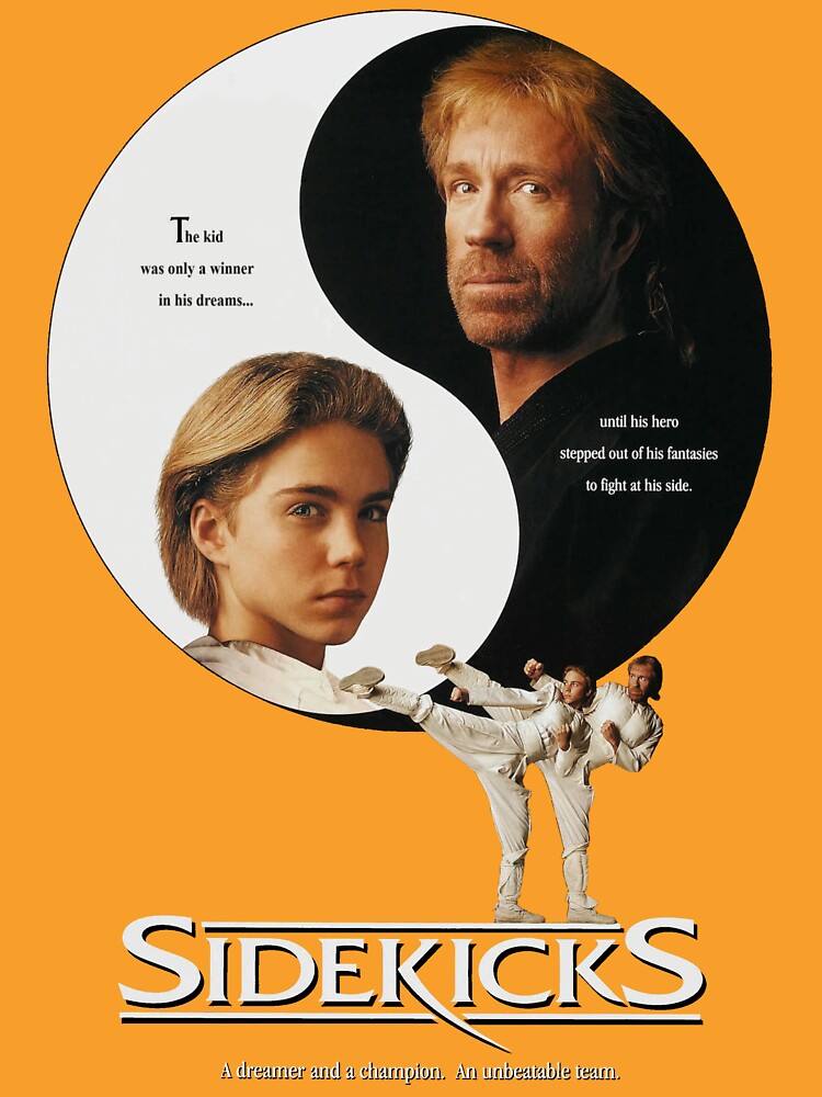 Sidekicks: Movie Poster w/ Chuck Norris & Jonathan Brandis (Alternative Cover) by Jessie Slamwhorella
