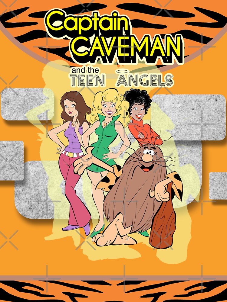 CAPTAIN CAVEMAN TEENAGE ANGELS - STONE AGE CARTOON by CuPensky
