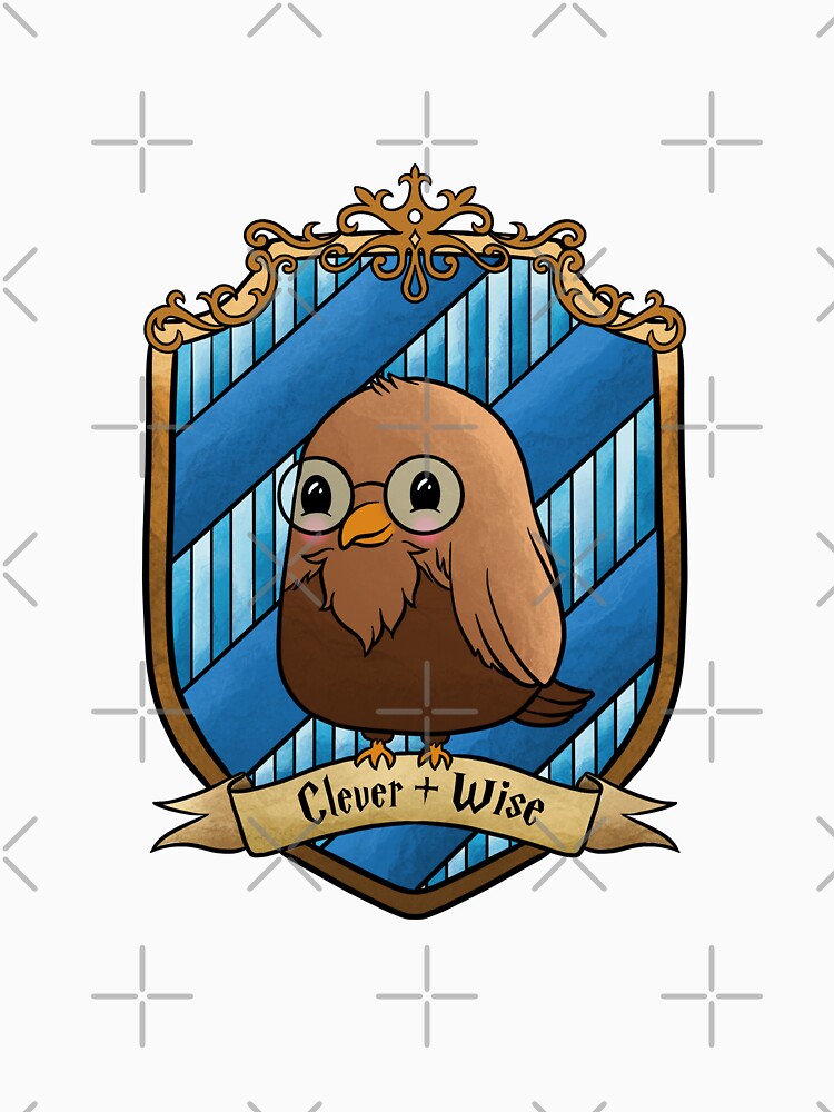 Eagle Raven Emblem Smart Clever Wise T-shirt Sticker phone case by LunarPeachArts