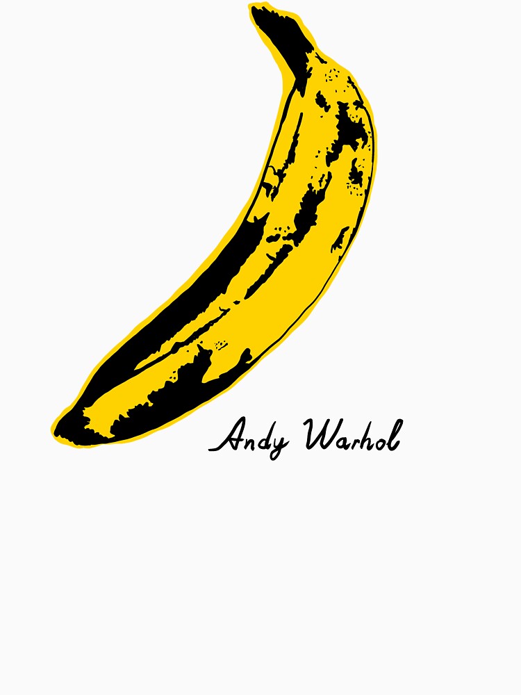 Yellow wahrol banana by BandyInk
