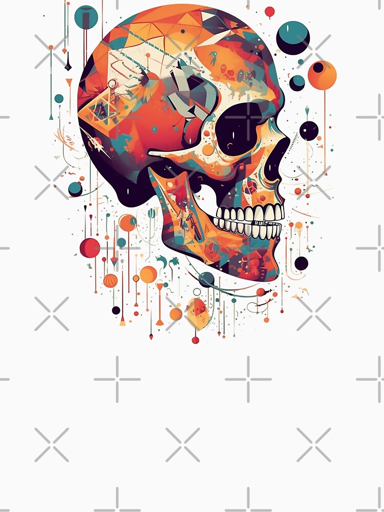 Retro Mosaic Skull by CoutureCrypt
