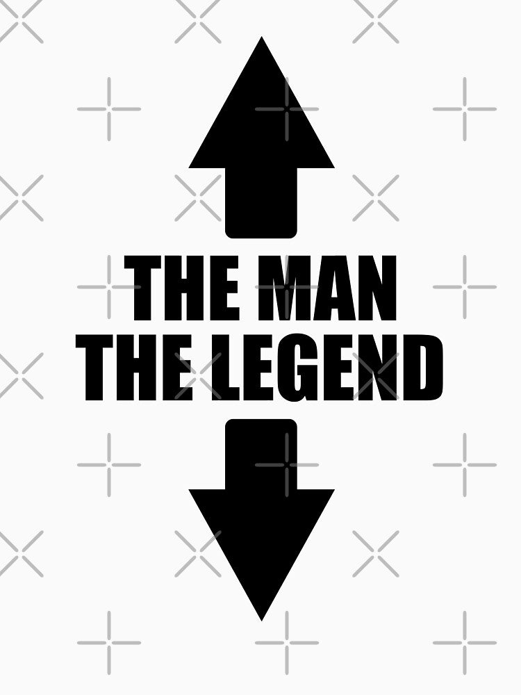 The man, the legend novelty gifts by Jadestonedesigns
