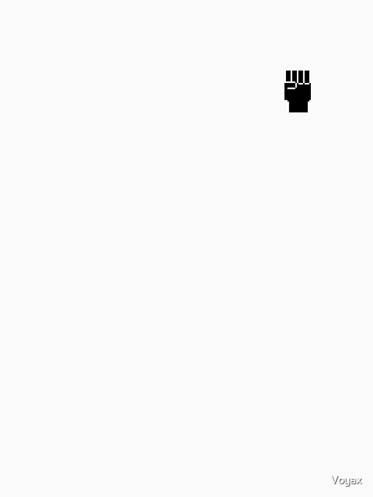 Black Lives Matter Pixel Fist by Voyax