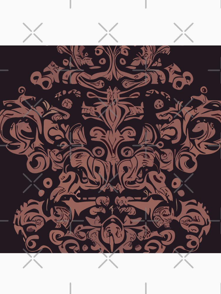 Grunge Brocade in Brown by SamJanner