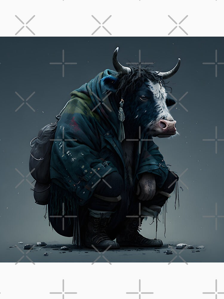 Crust Punk Cow by Chrisjeffries24