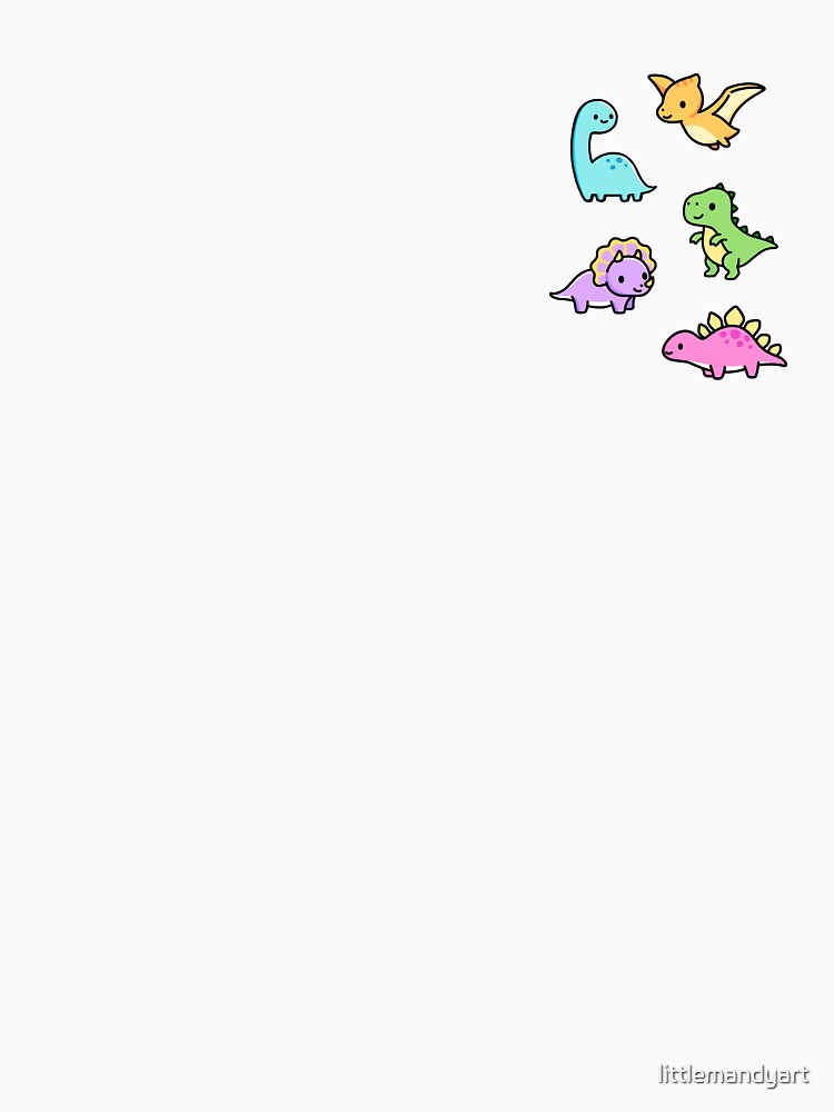 Cute Dinos by littlemandyart