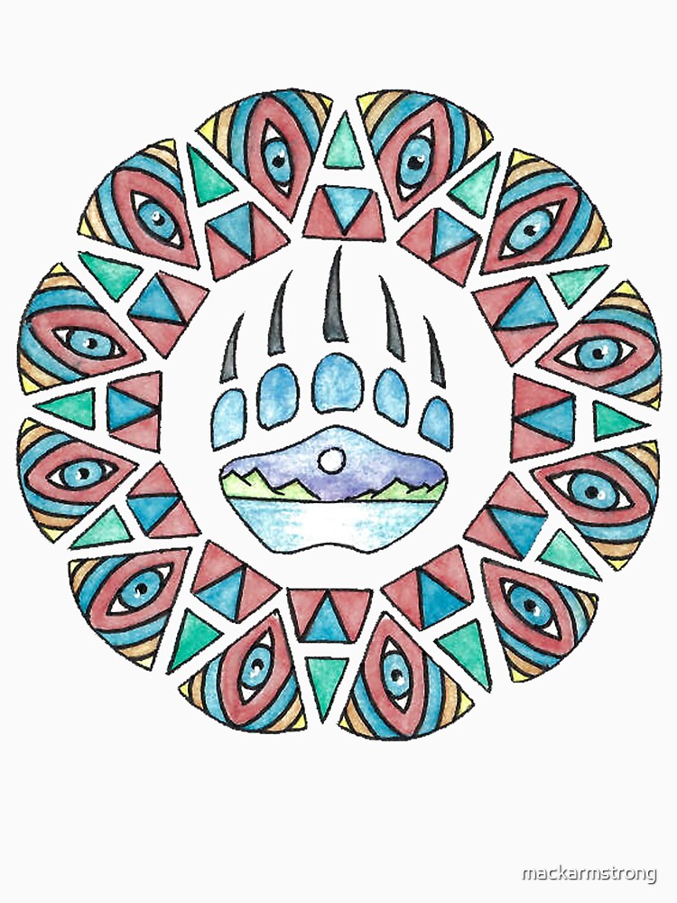 Aboriginal Bear Paw Design by mackarmstrong
