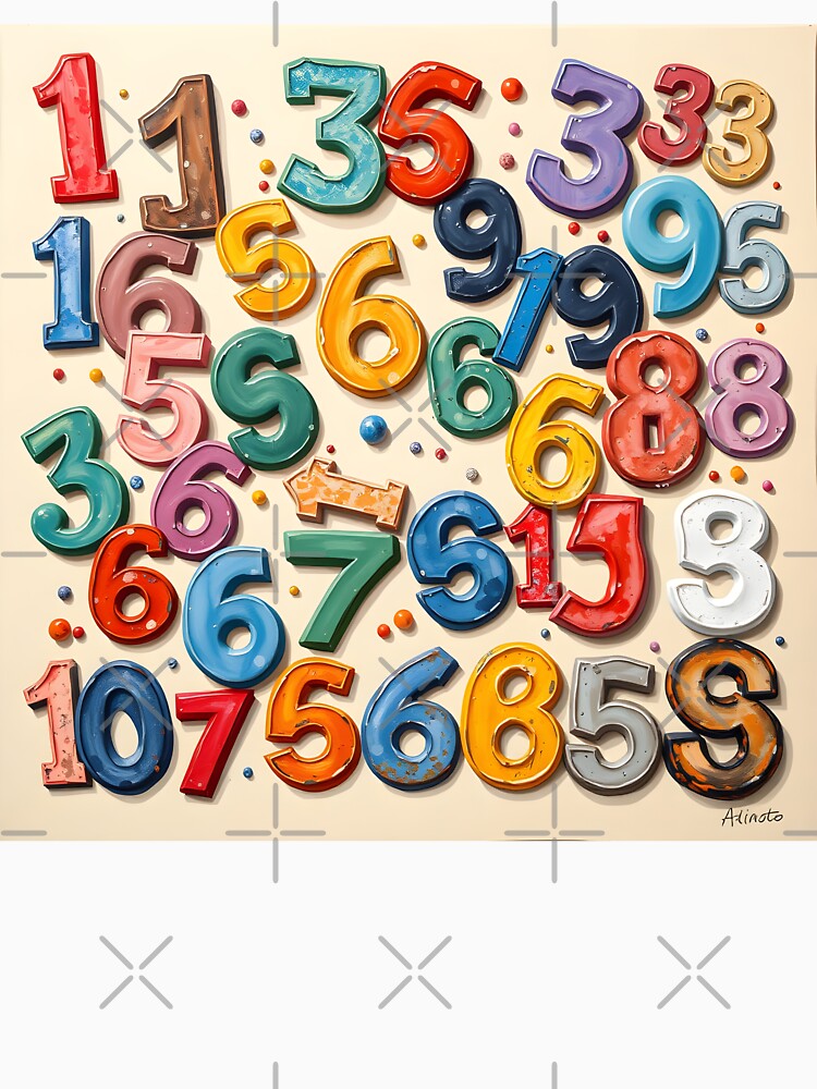 Numbers 1 by HebaRK Studio