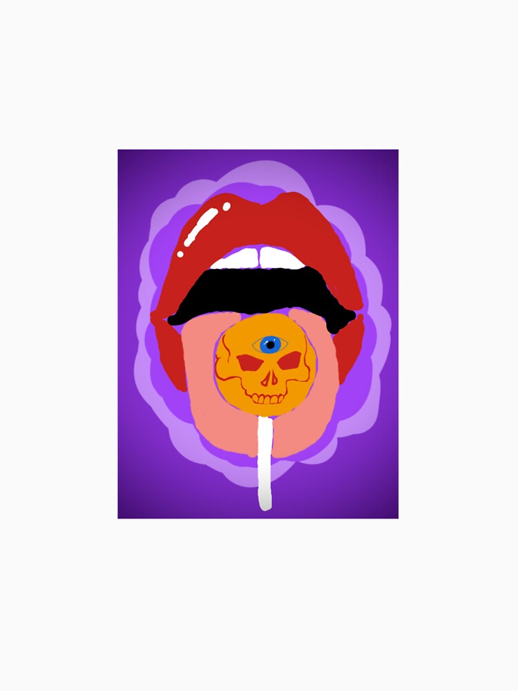 Lollipop skull no lines by DEAF SCUM