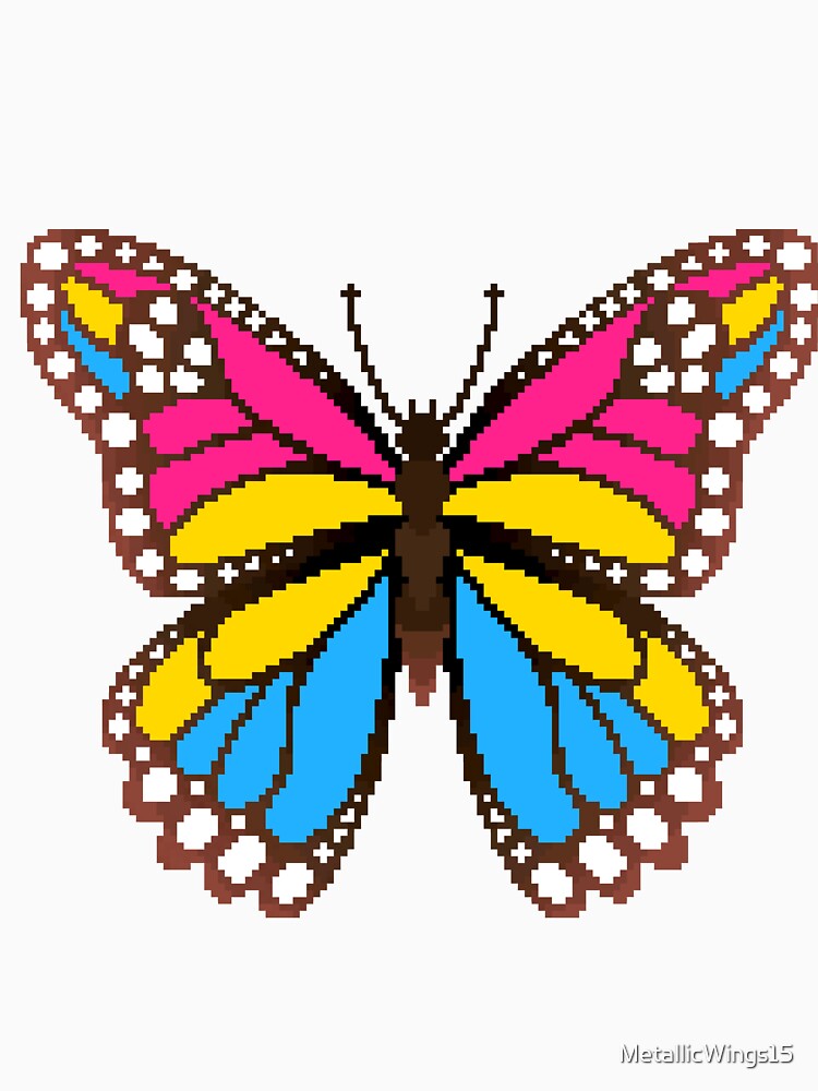 Pan Pride Butterfly by MetallicWings15