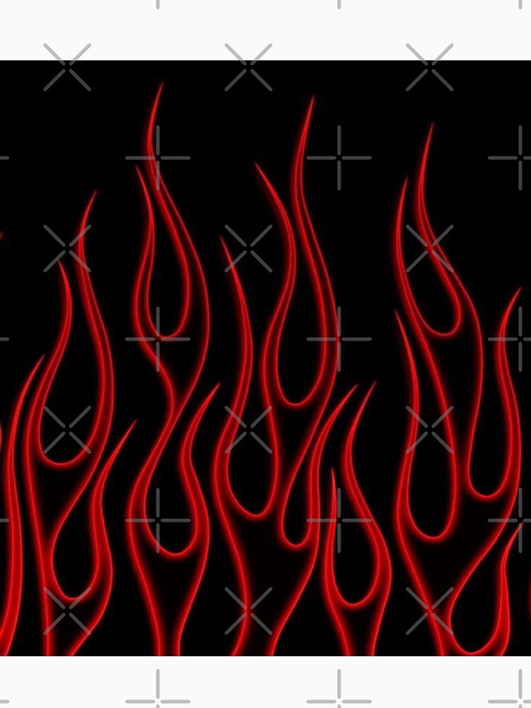 black & red flames by sqftv
