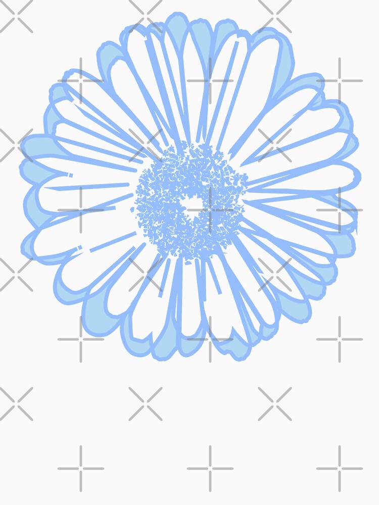 Pretty Blue Daisy by Hedgie Designs