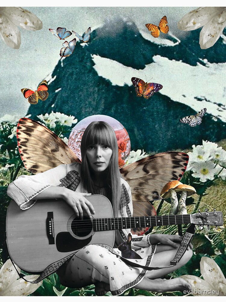 Joni Mitchell by evabarnsley