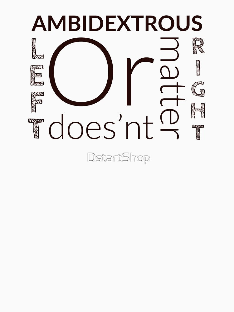 Ambidextrous design by DstartShop