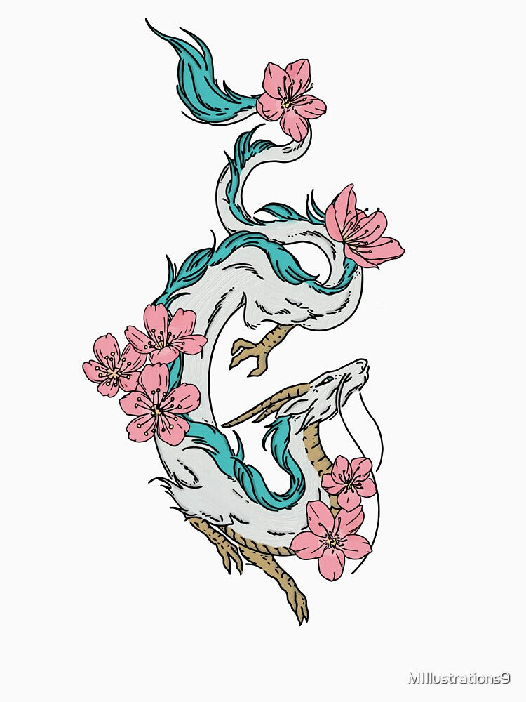 Haku dragon by Mystical Illustrations