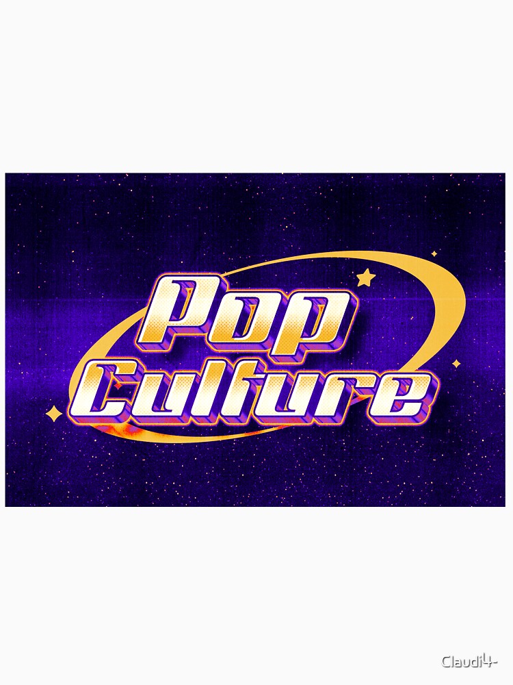Pop Culture Y2k Typography by Claudi4-