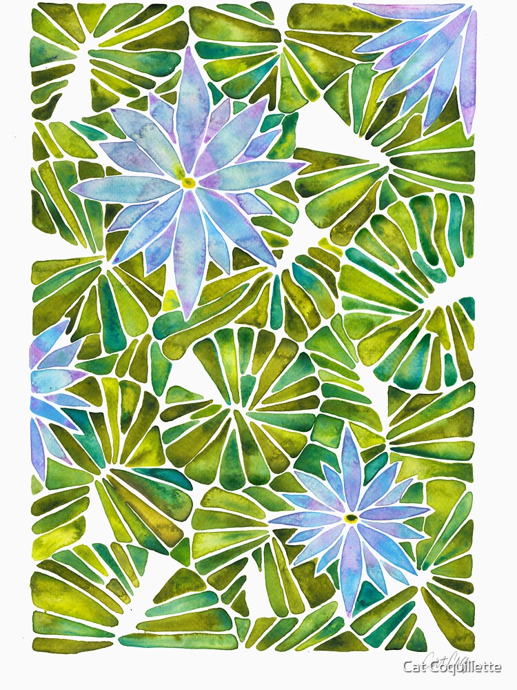Water Lilies – Lavender & Green Palette by Cat Coquillette