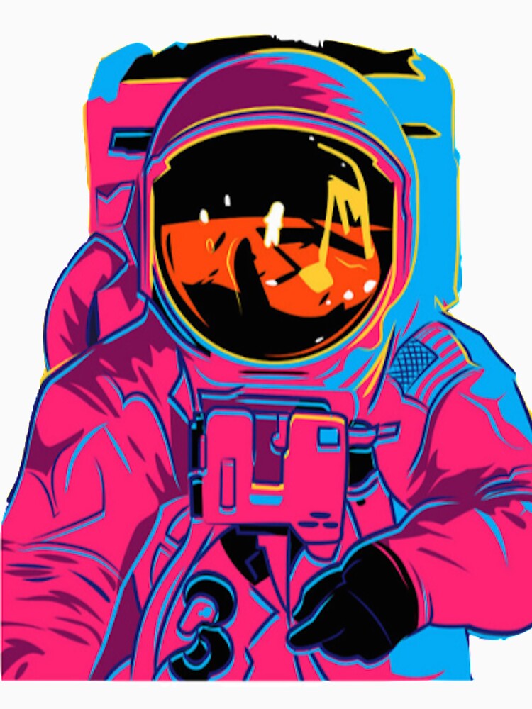 Trippy rainbow Astronaut by xxxLemonade™ Designs
