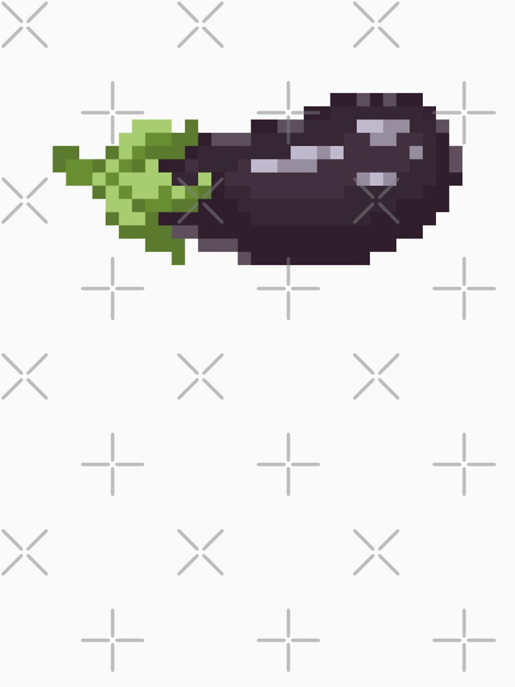 Pixel Art Eggplant by TakoyakiTech