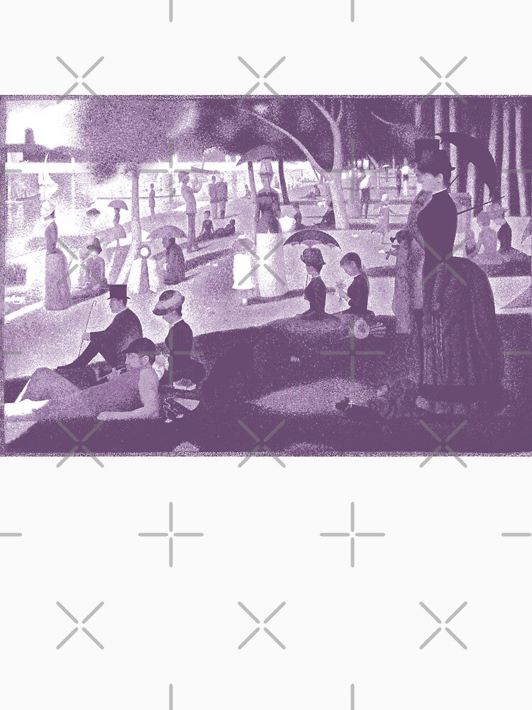 Purple Seurat by dlpalmer
