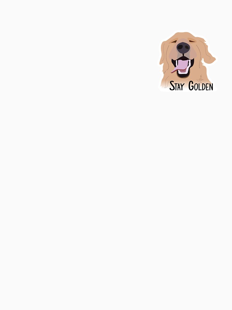 Stay Golden Retriever by Carly Martinelli