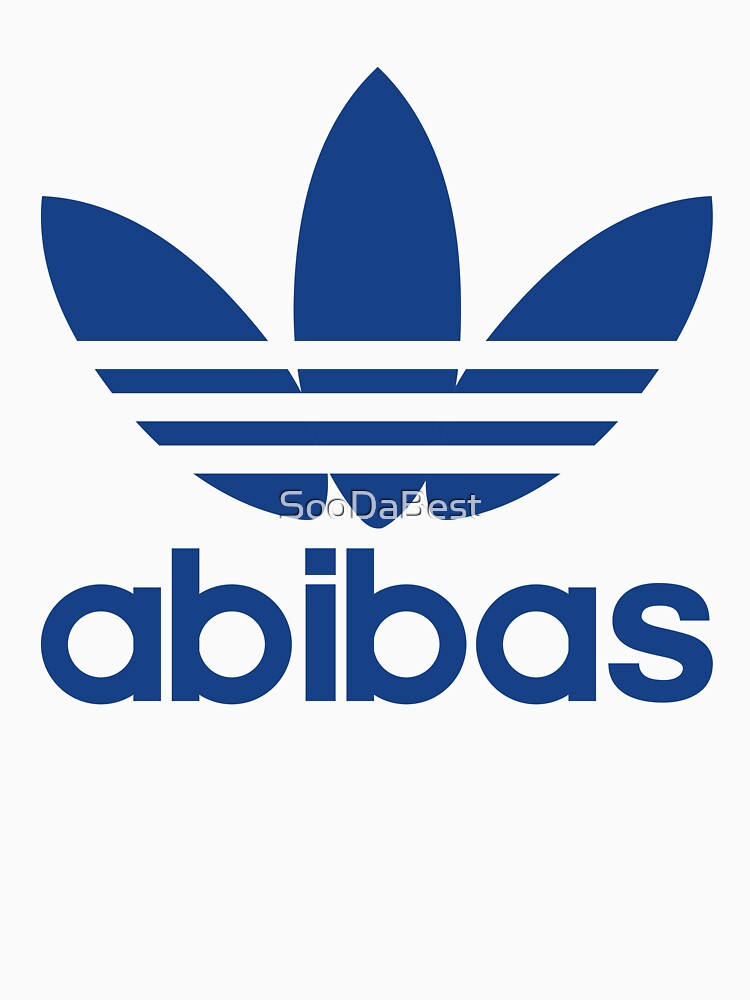 Funny abibas Logo Collection Dark Blue by Shop_SWANDERS