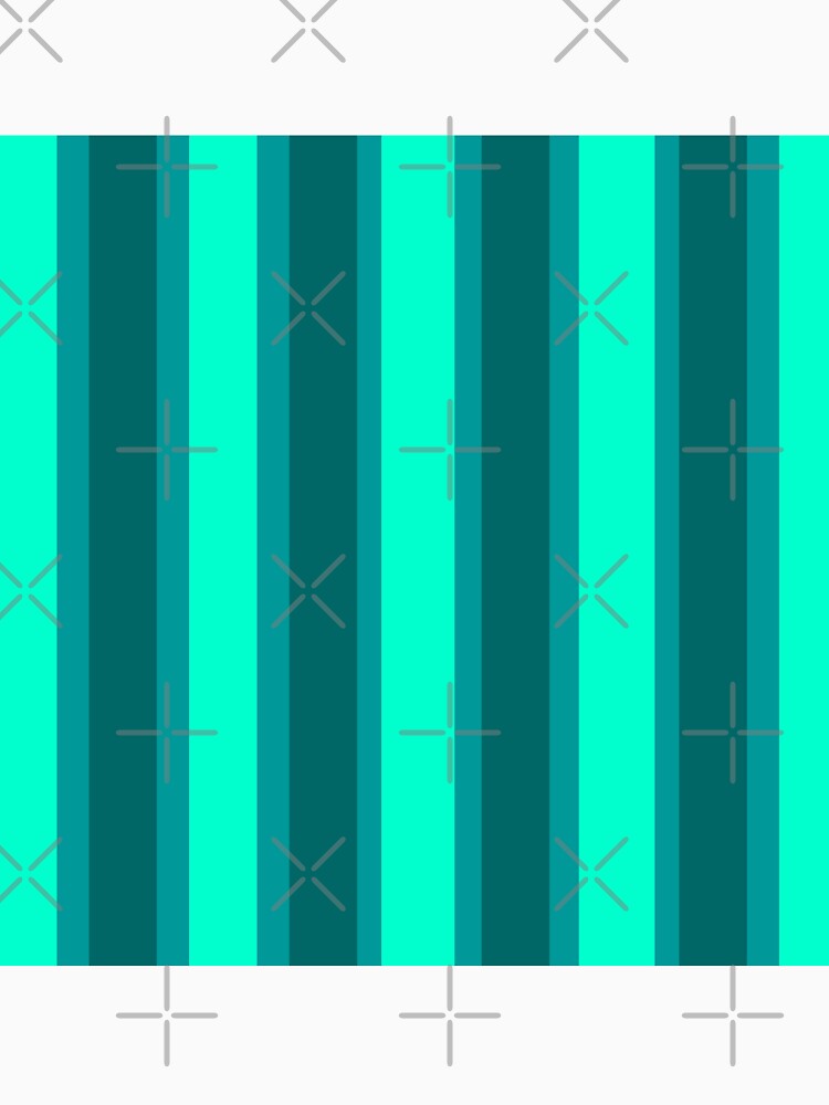 Beautiful Cushions Aqua and Turquoise Stripe by ozcushionstoo