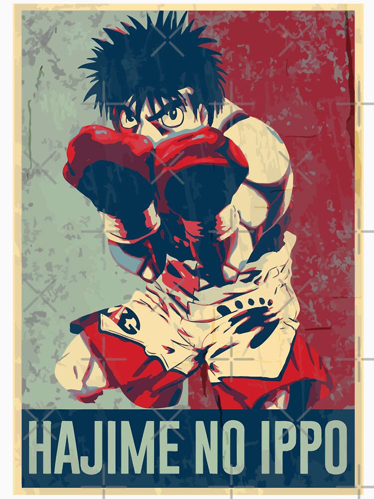 Hajime no Ippo in hope + distressed style by deathanarchy