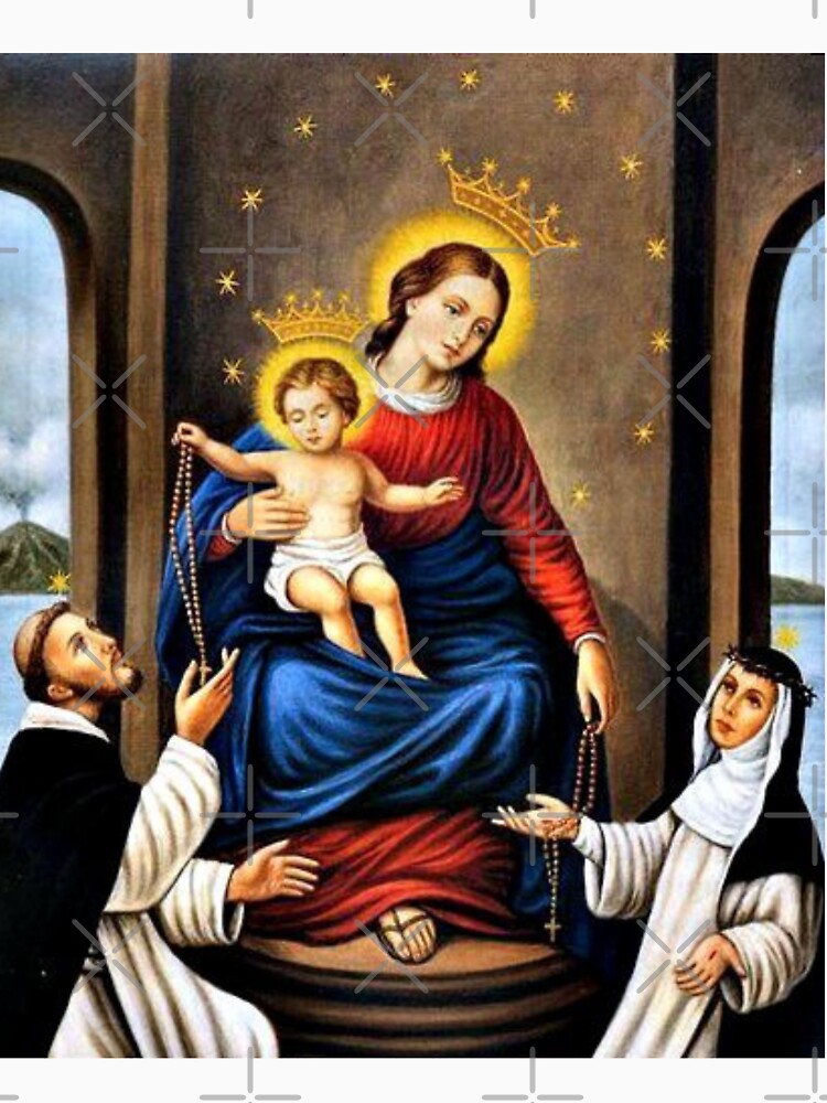 Our Lady of the Rosary, Virgin Mary, Rosary by AMDG Line