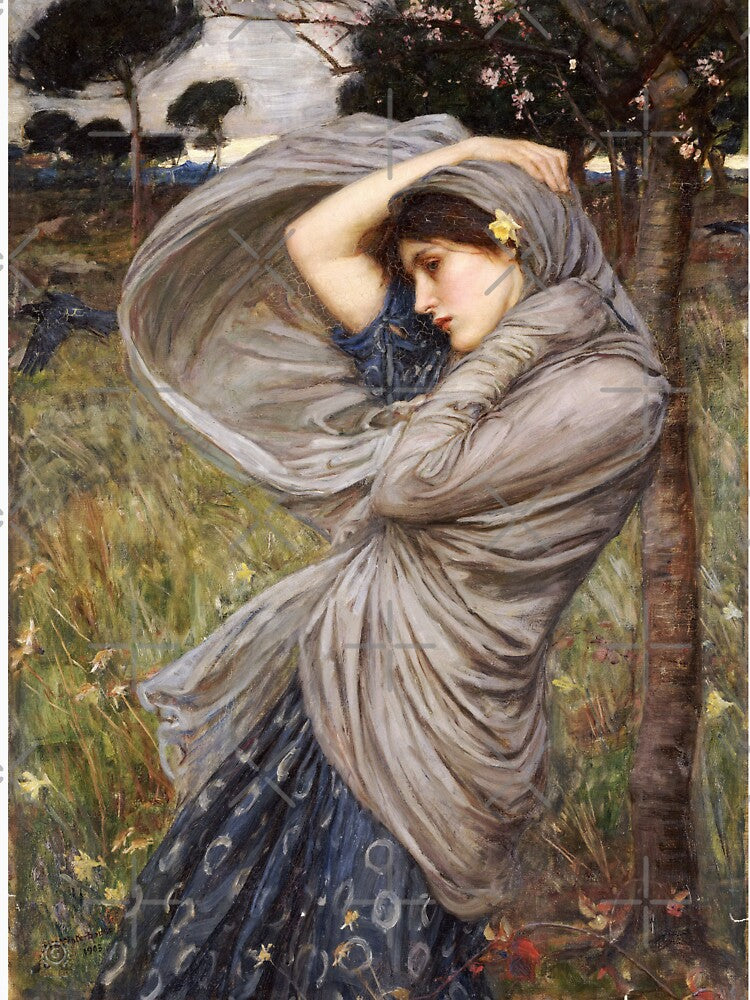 Boreas - John William Waterhouse by forgottenbeauty