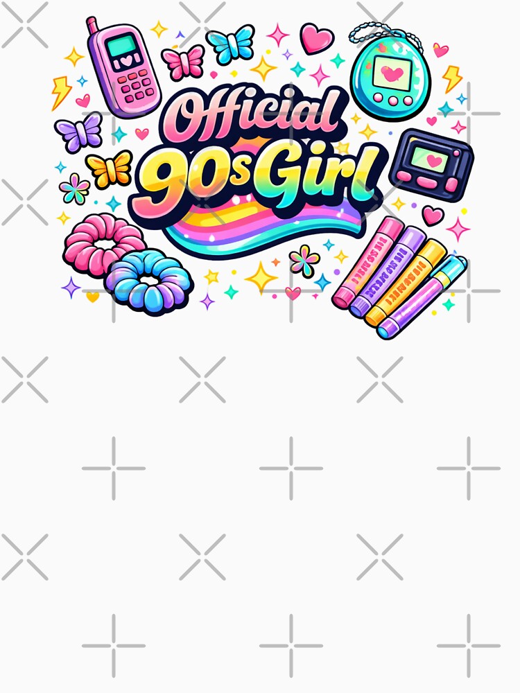 Official 90s Girl Shirt – Vintage Nostalgia Tee | Retro 1990s Girl Aesthetic by MEMORY-LN-Tees